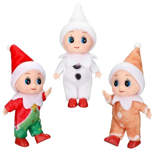 Elfo natale bambola mini - natale,