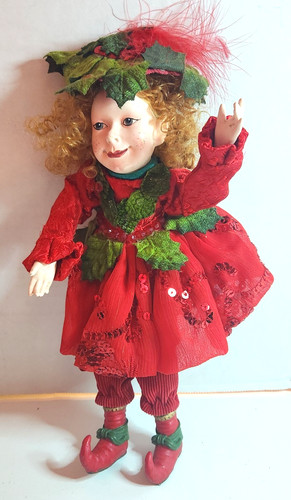 Bambola natale fata elfo - di,
