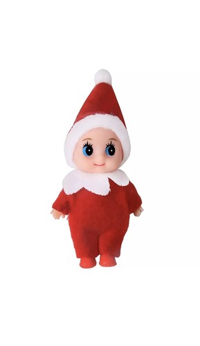 Bambola elfo natale sulla - bambola,