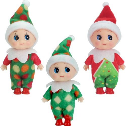 Mini bambola elfo natale - bambola,
