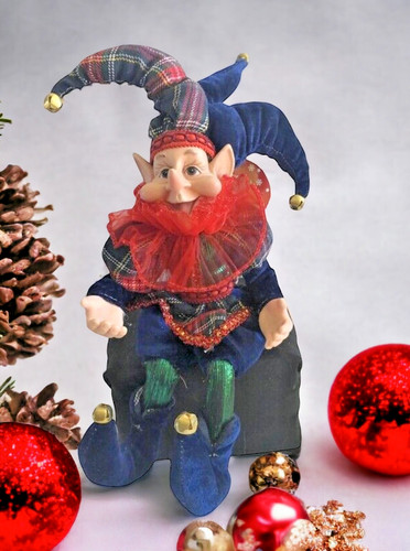 Elfo natale plaid appeso - elfo, di