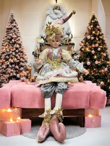 Bambola sitter natale rosa - 31",