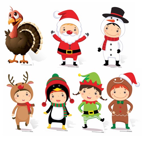 Natale fantasia mini - natale, cartone