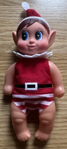 Bambola elfo bambino natale - di,