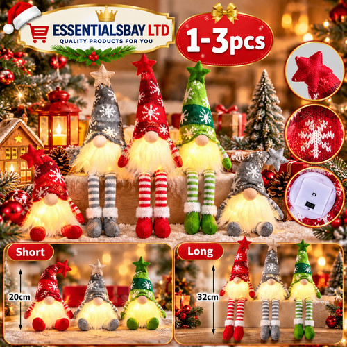 Led gnomi natale - di,