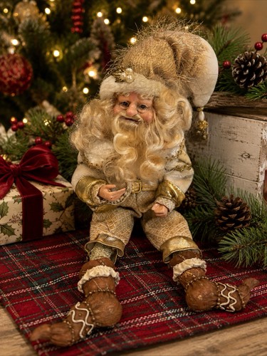 Babbo natale elfo bambola - elfo,