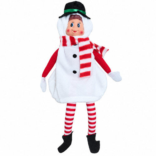 Bambola elfo pupazzo neve - elfo,