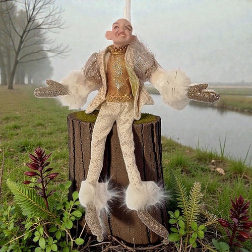 Arlecchino posabile pixie elfo