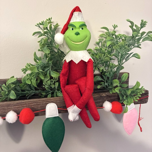 Grinch scaffale peluche - su,