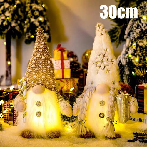 Gnomi natale led peluche - led,